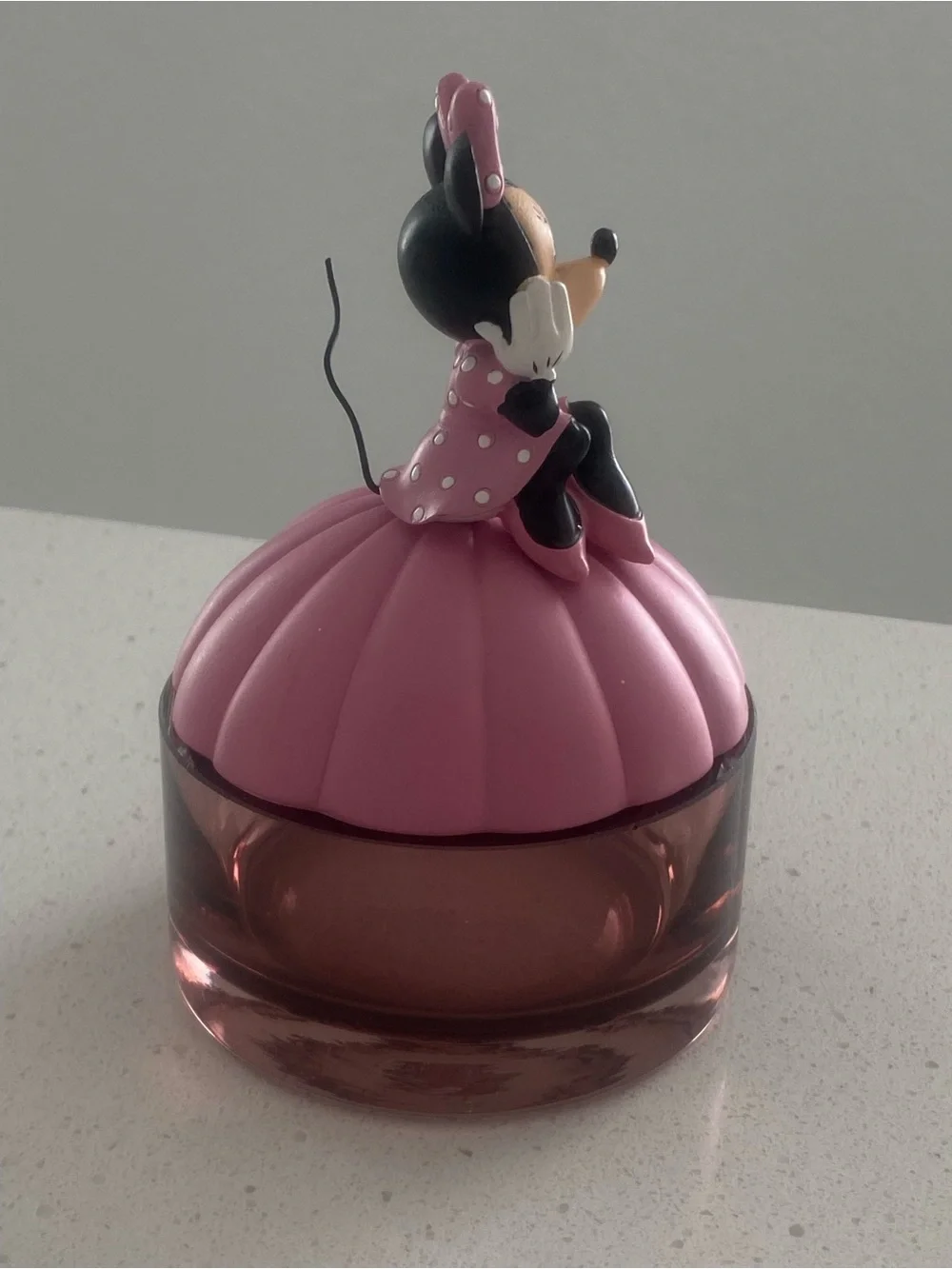 Disney wear Minnie Mouse Pink and Black Decorative Bath Jar